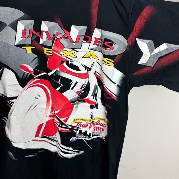 Vintage 1997 Indy Racing “Invades Texas” Graphic T-Shirt – 2XL - Picture 2 of 9